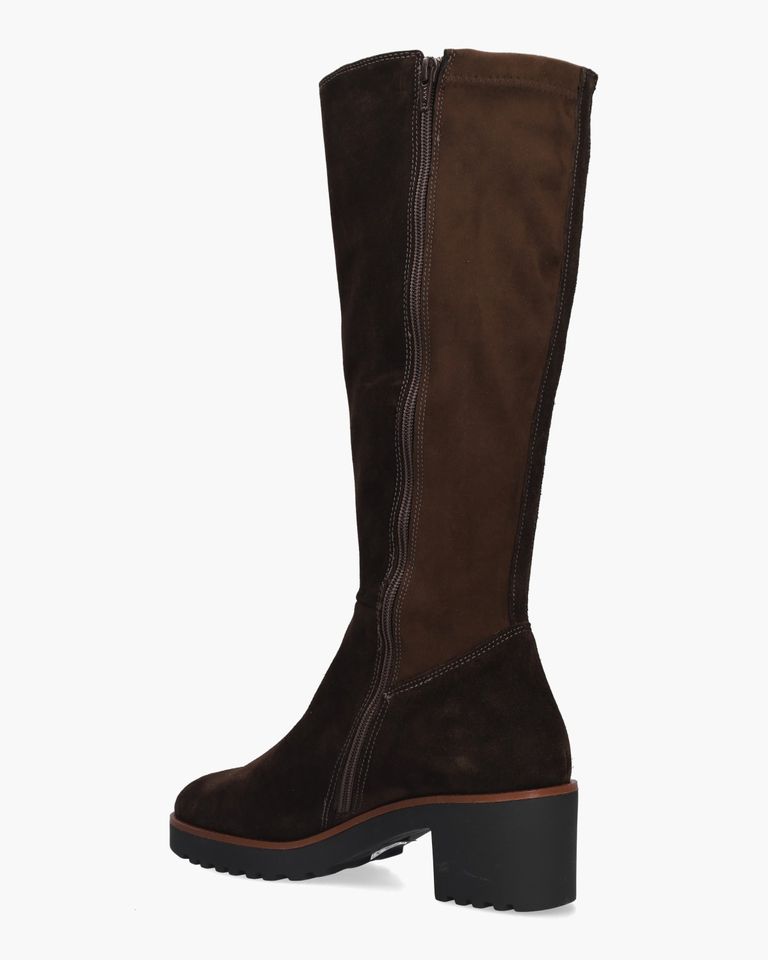 6800 Donkerbruin Damesboots
