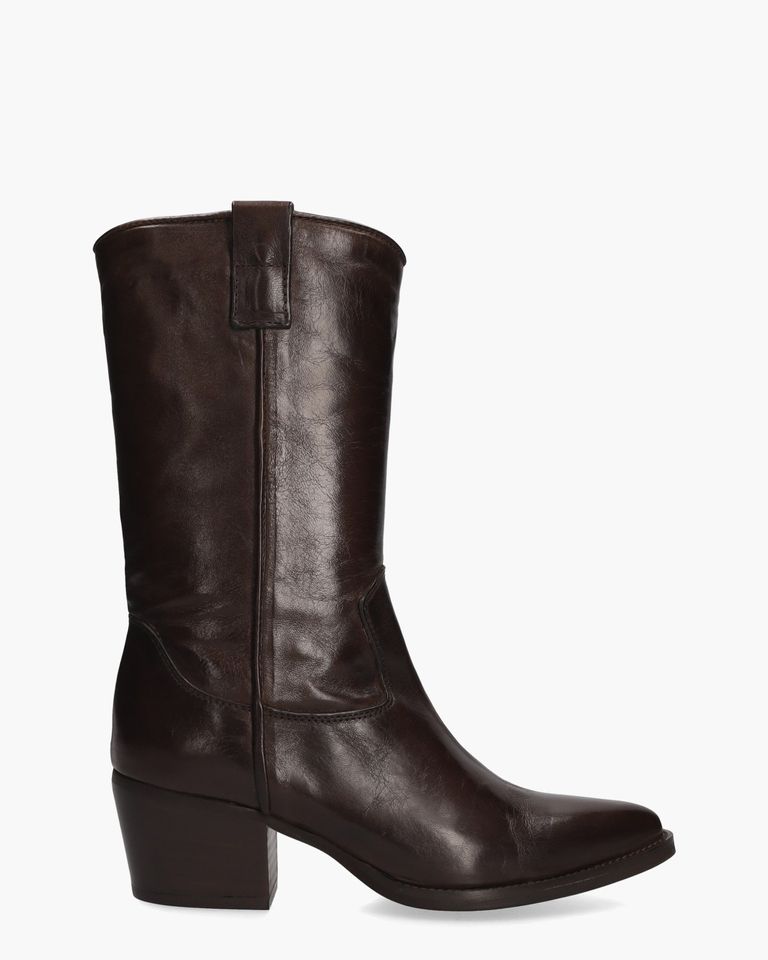 MW023 Donkerbruin Damesboots