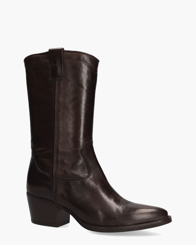 MW023 Donkerbruin Damesboots