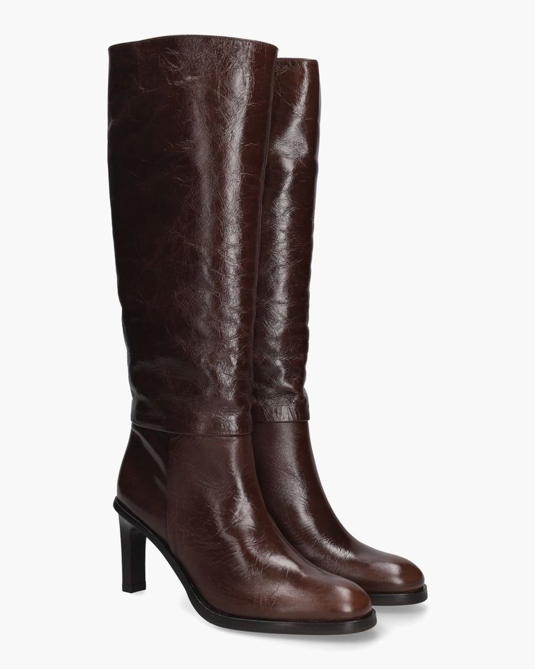 3691 Donkerbruin Damesboots