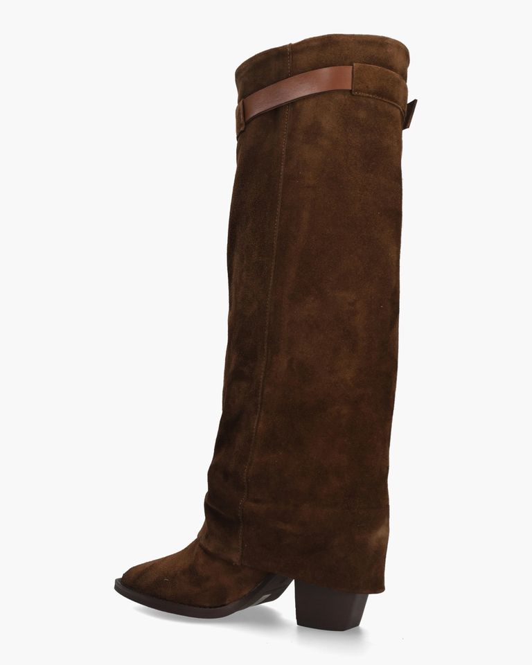 AW448 Donkerbruin Damesboots