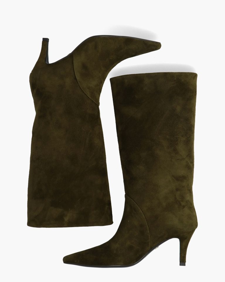 Althea Donkergroen Damesboots
