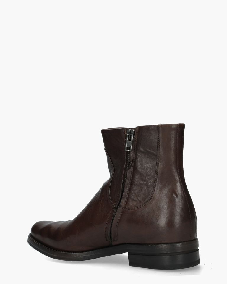 412 Donkerbruin Heren Enkelboots