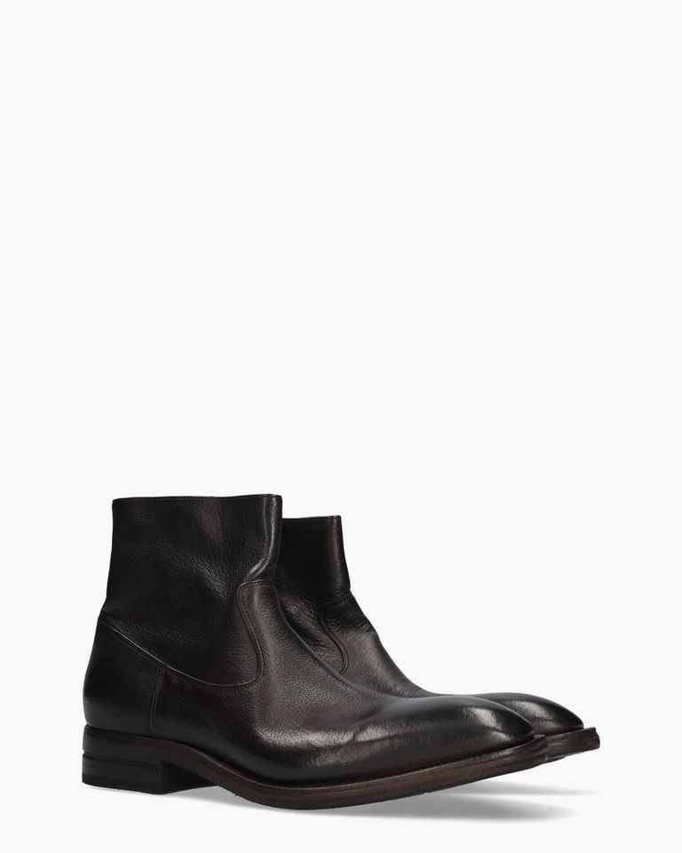 2198 Donkerbruin Heren Enkelboots