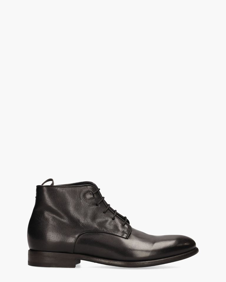 10941E Zwart Heren Veterboots
