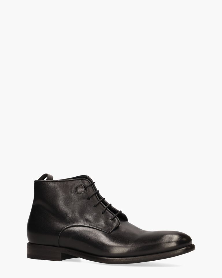 10941E Zwart Heren Veterboots