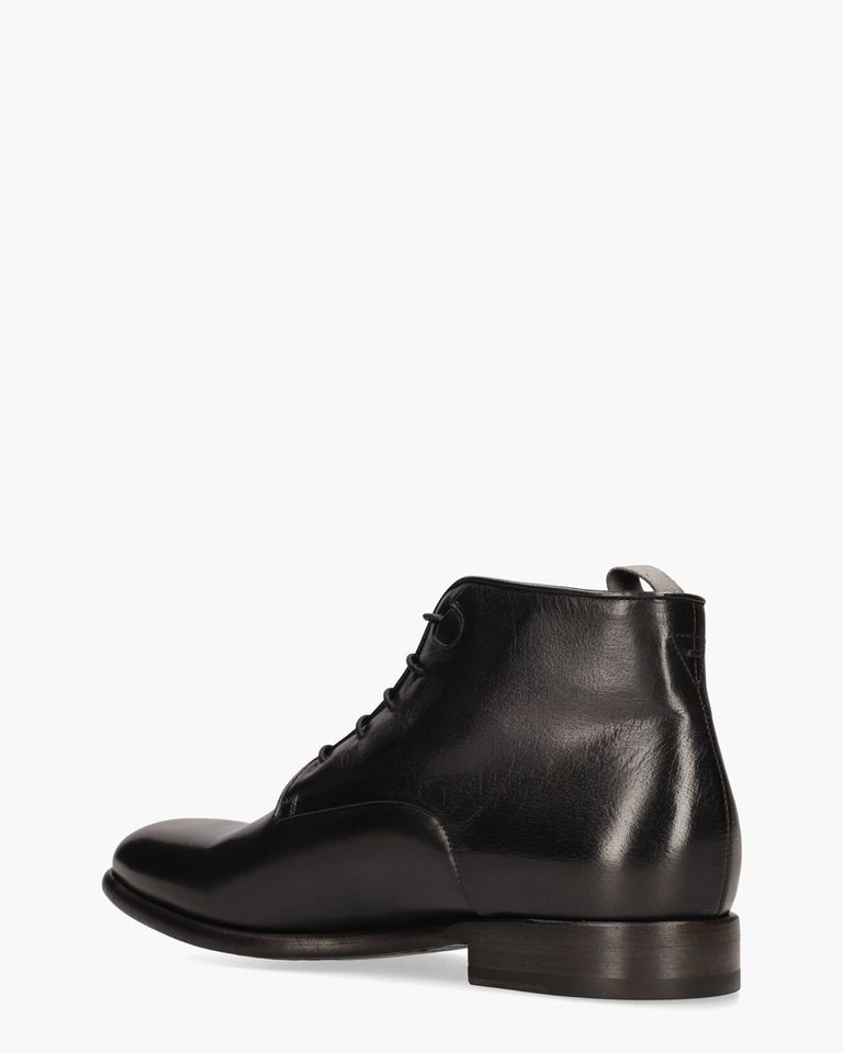 10941E Zwart Heren Veterboots