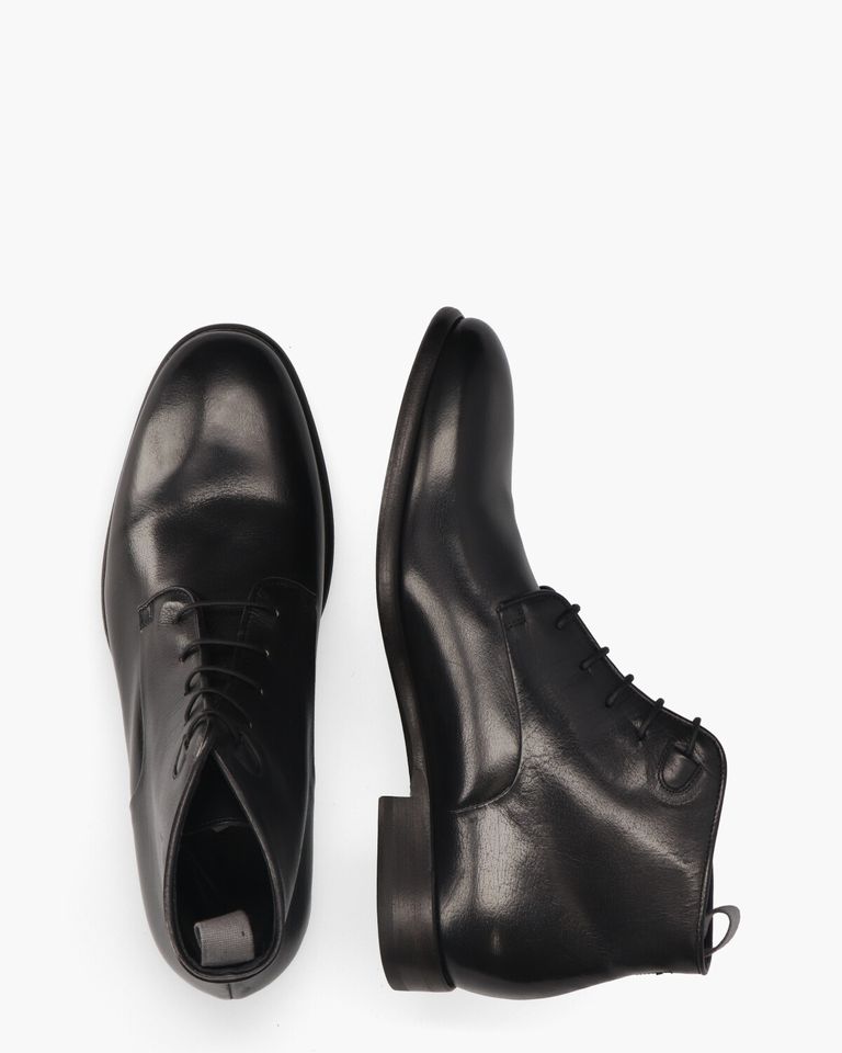 10941E Zwart Heren Veterboots