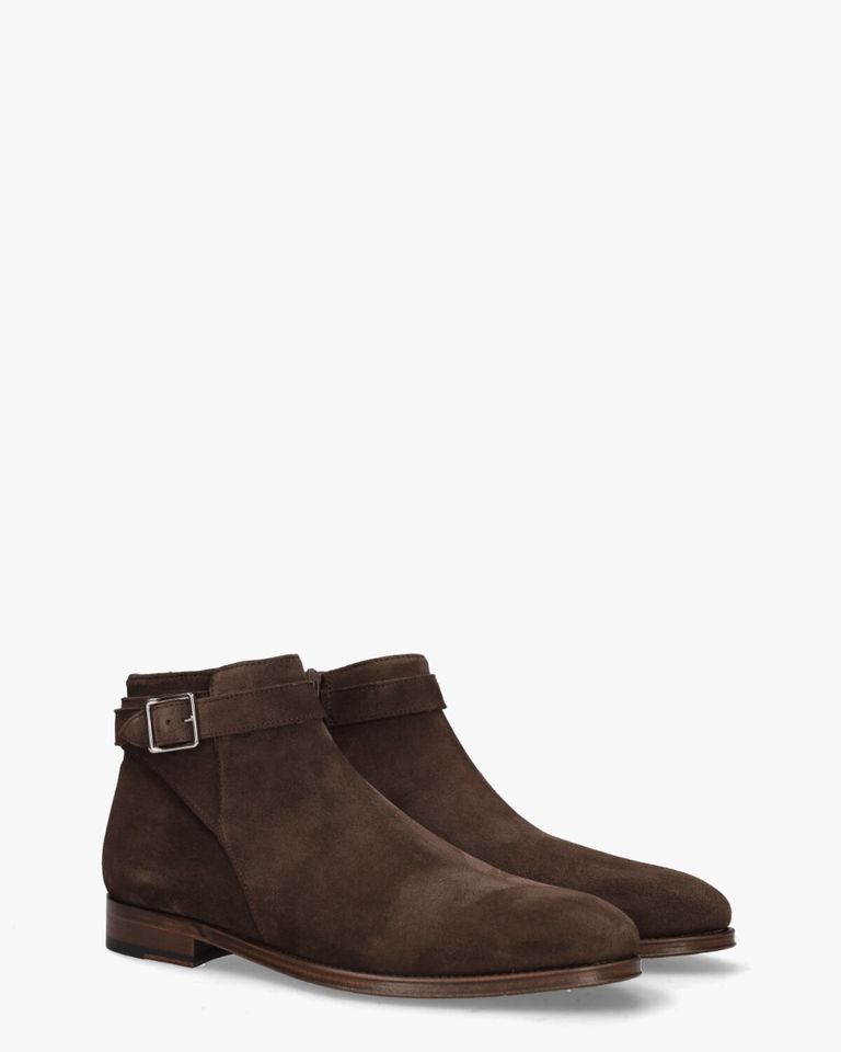 1019 Donkerbruin Heren Gespboots