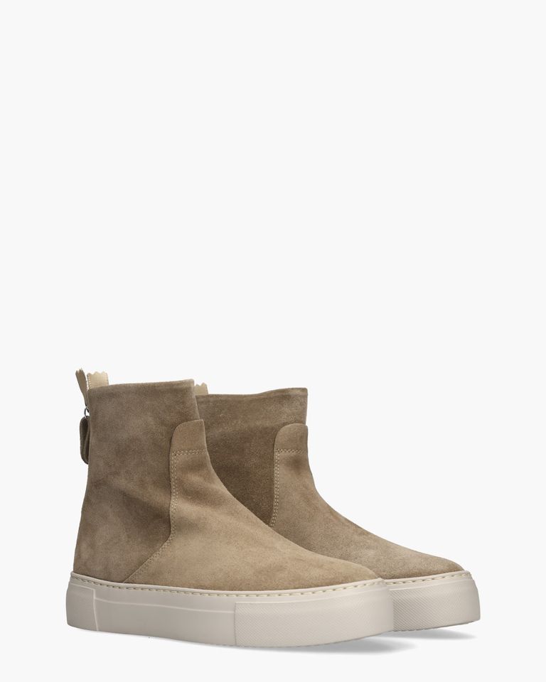 Meghan Taupe Dames Enkelboots