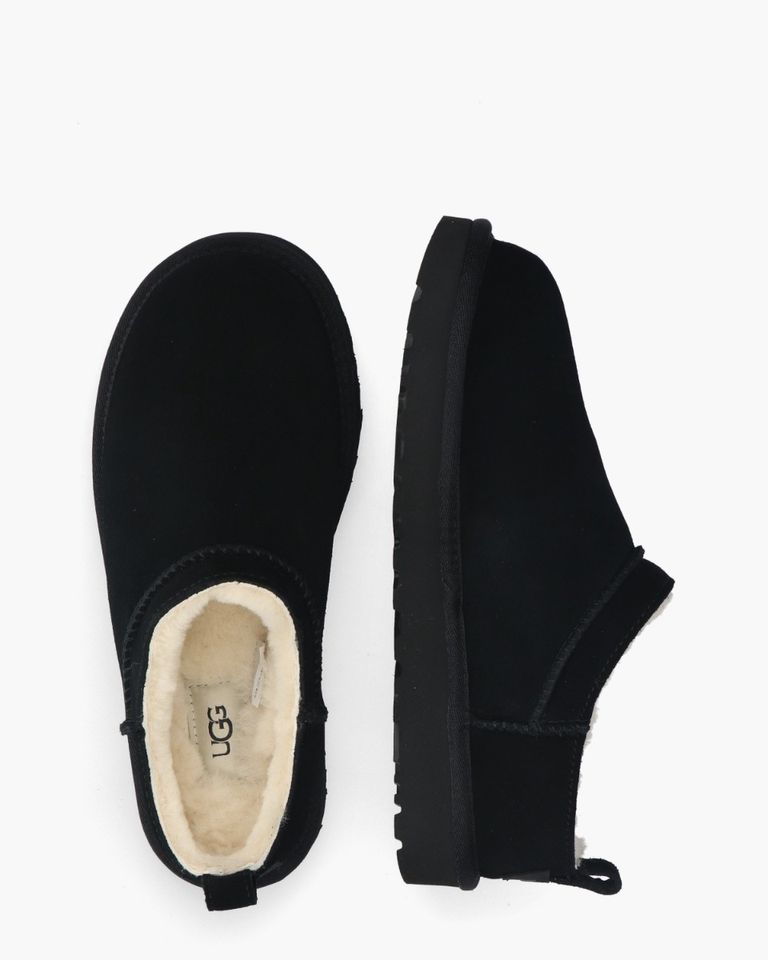 Classic Micro Low Boot Black Damesboots