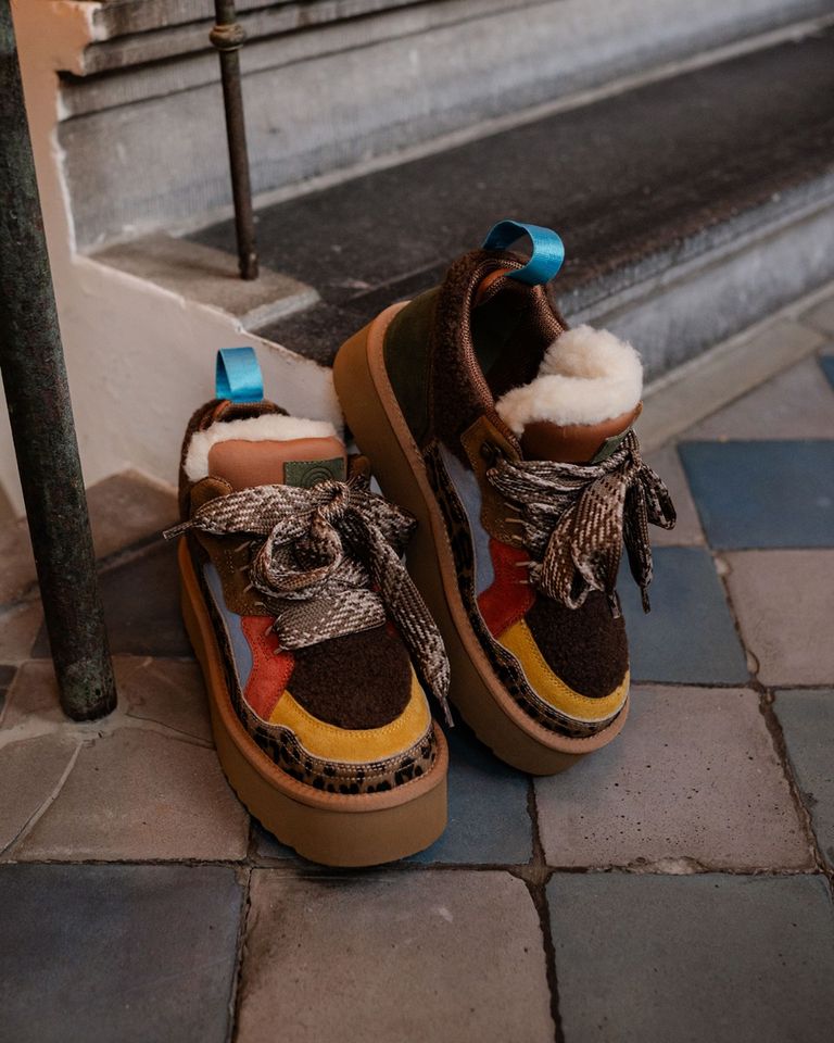 Moon 04 Bruin/Multicolor Damessneakers