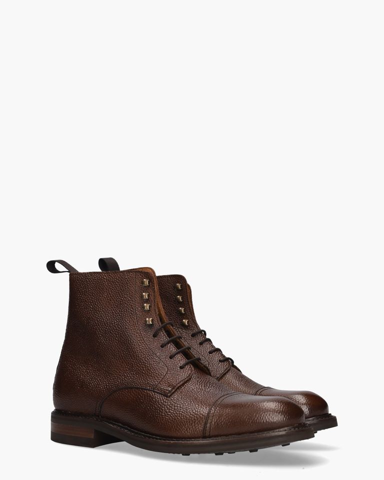 321-K2 Donkerbruin Heren Veterboots