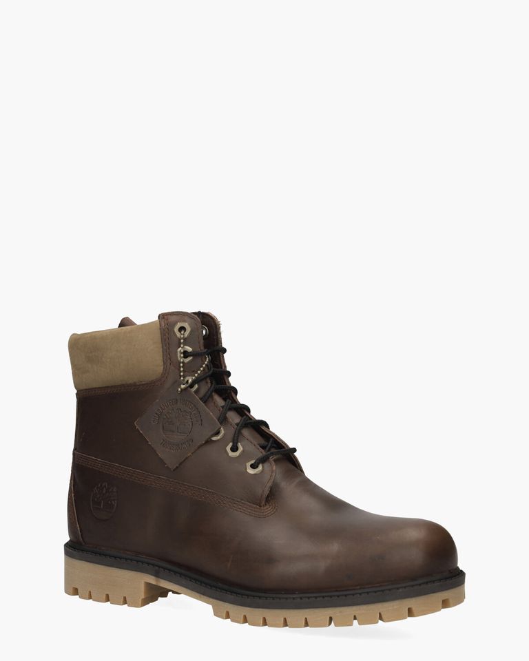 Premium 6 Inch Boot Roodbruin Heren Veterboots