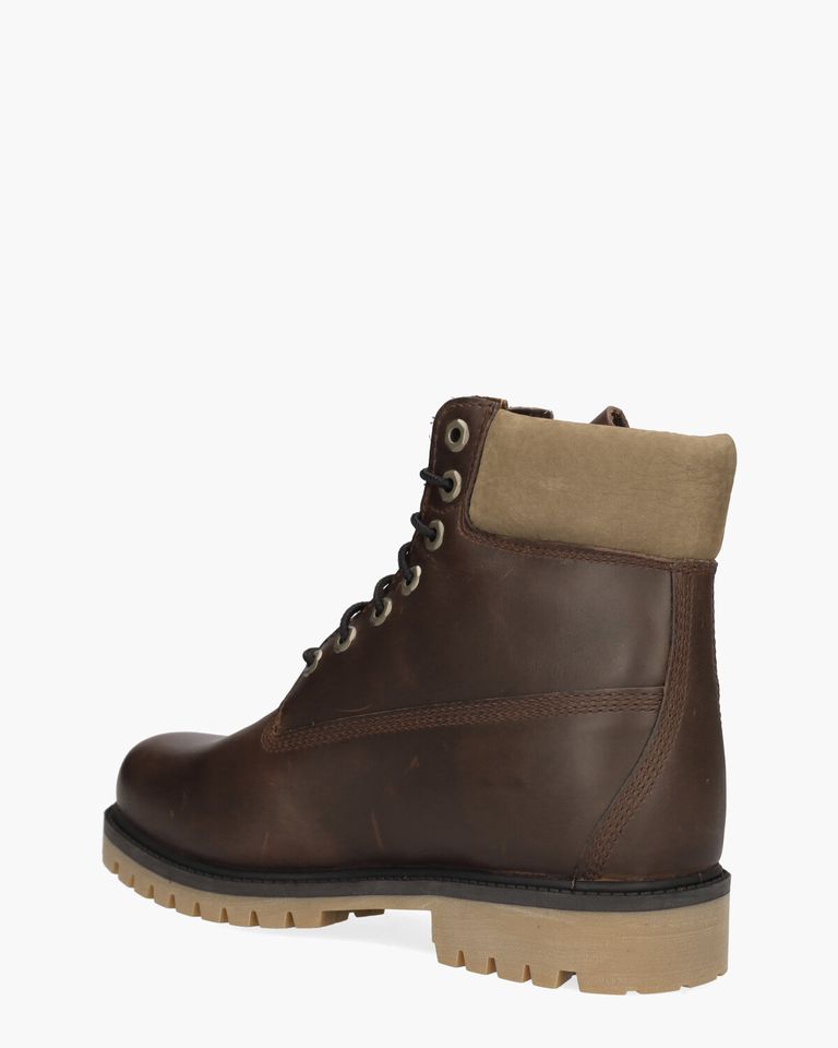 Premium 6 Inch Boot Roodbruin Heren Veterboots