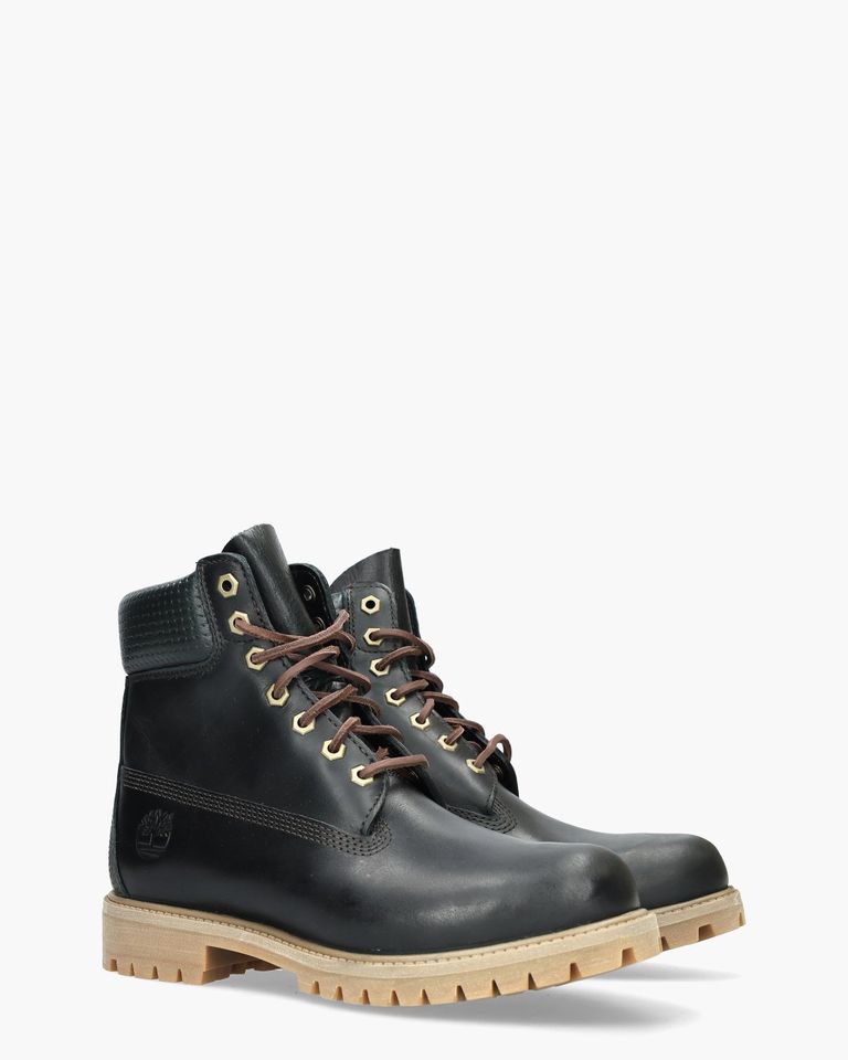 Timberland Premium 6 Inch Boot Donkergroen Heren Veterboots - Van