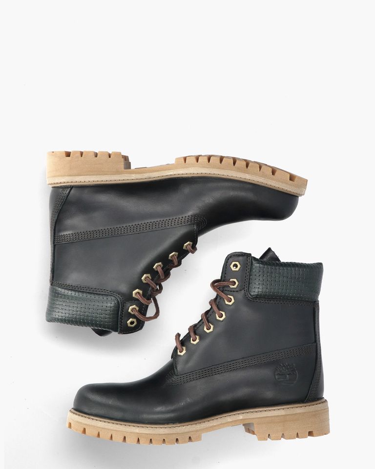 Timberland Premium 6 Inch Boot Donkergroen Heren Veterboots - Van