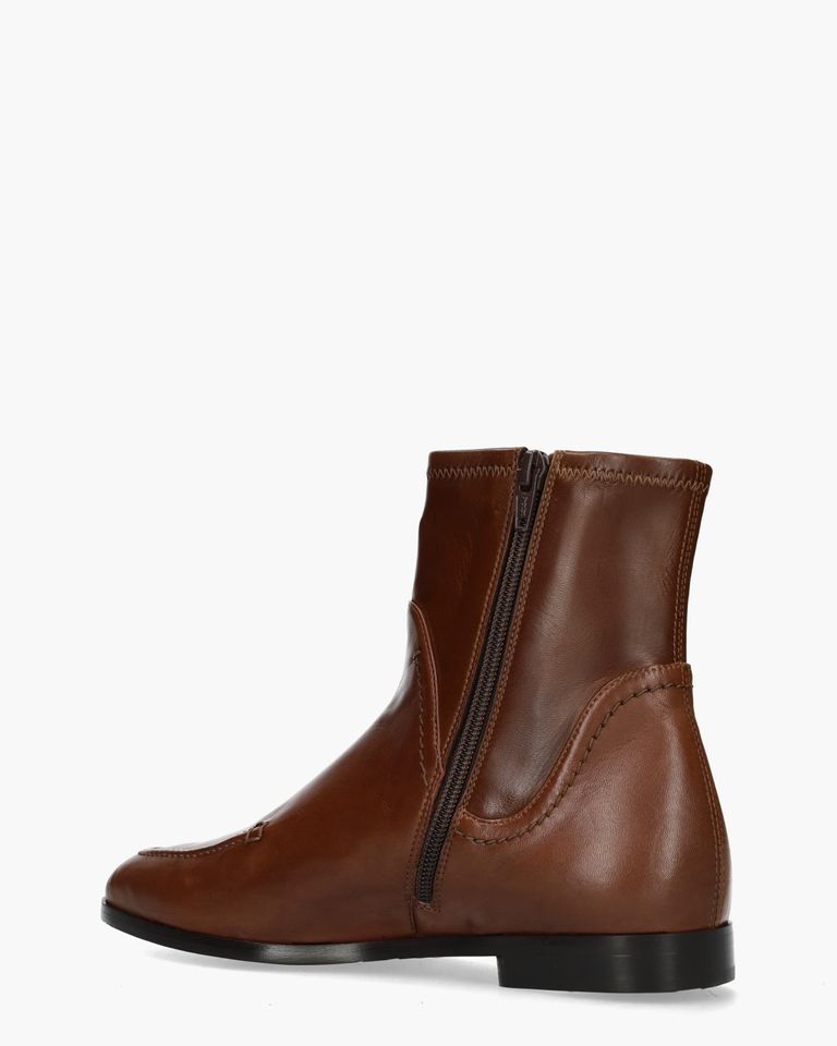 4206 Bruin Dames Enkelboots 