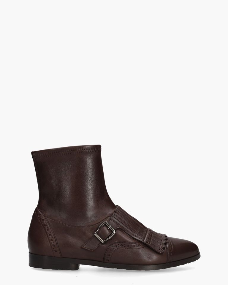 9098 Bruin Dames Enkelboots