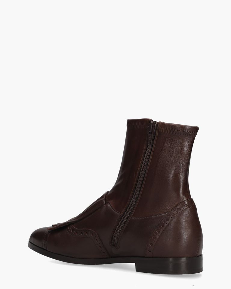 9098 Bruin Dames Enkelboots