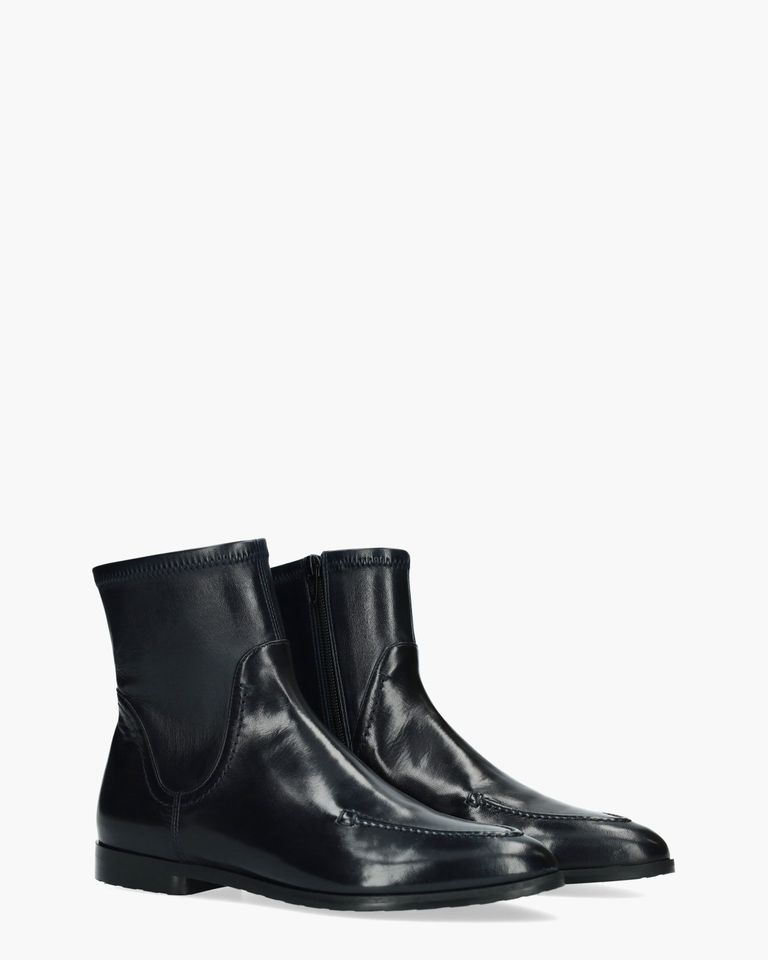 4206 Donkerblauw Dames Enkelboots
