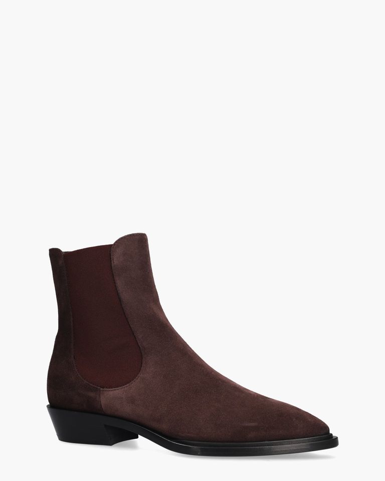 Mahe Beat Aubergine Dames Chelseaboots