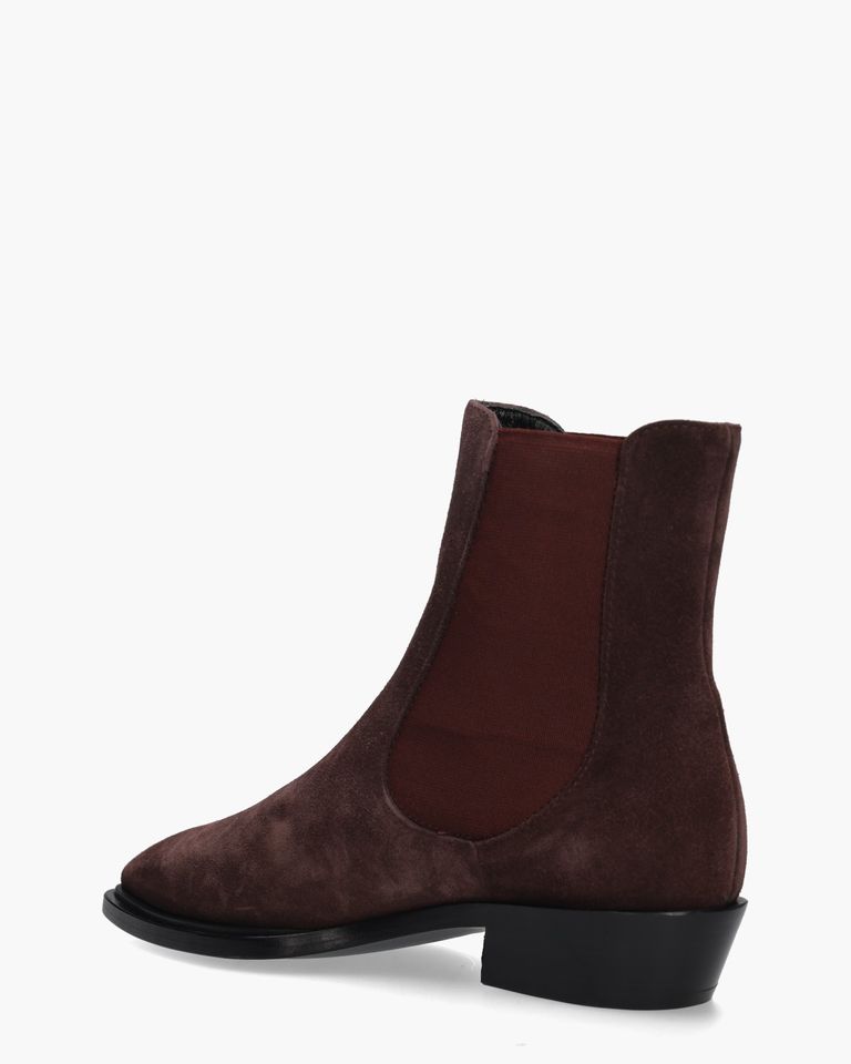 Mahe Beat Aubergine Dames Chelseaboots