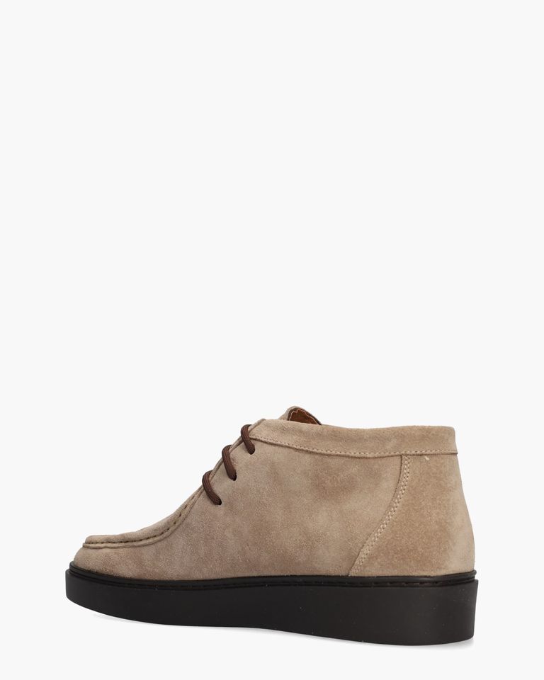 Angelino taupe Heren Veterschoenen