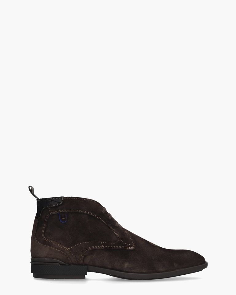 De Hakker 01.04 Donkerbruin Heren Veterschoenen