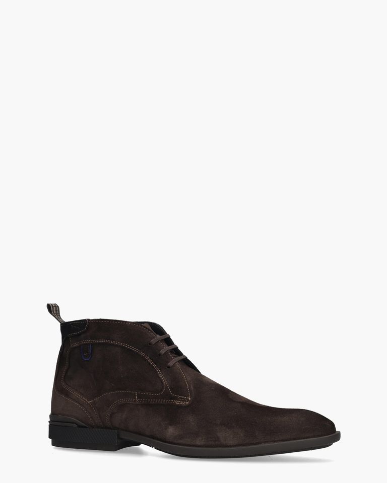 De Hakker 01.04 Donkerbruin Heren Veterschoenen