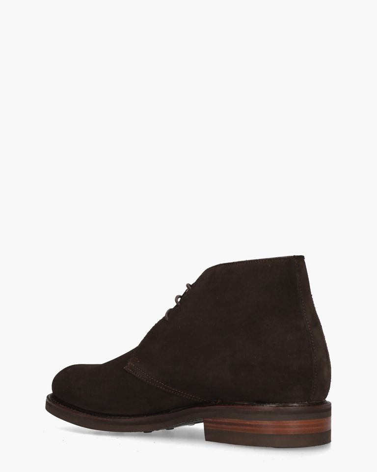 320-K4 Donkerbruin Heren Veterschoenen