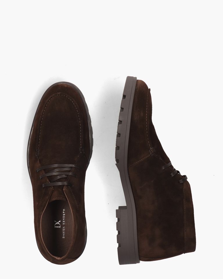 Upton Donkerbruin Heren Veterboots