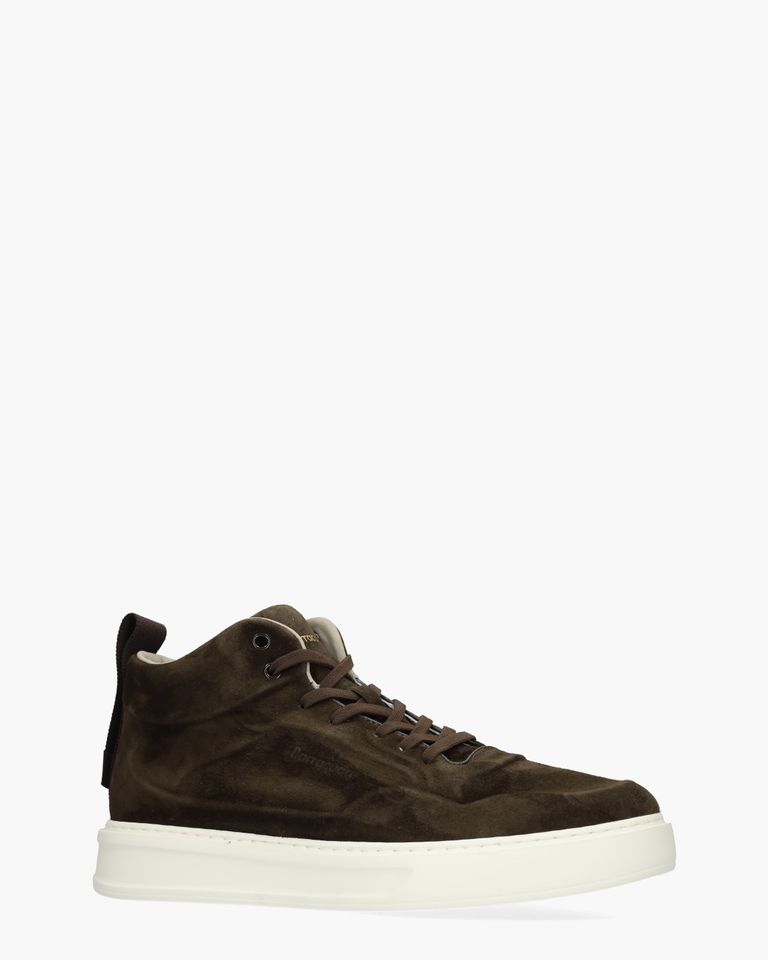 BU3591 Donkerbruin Herensneakers