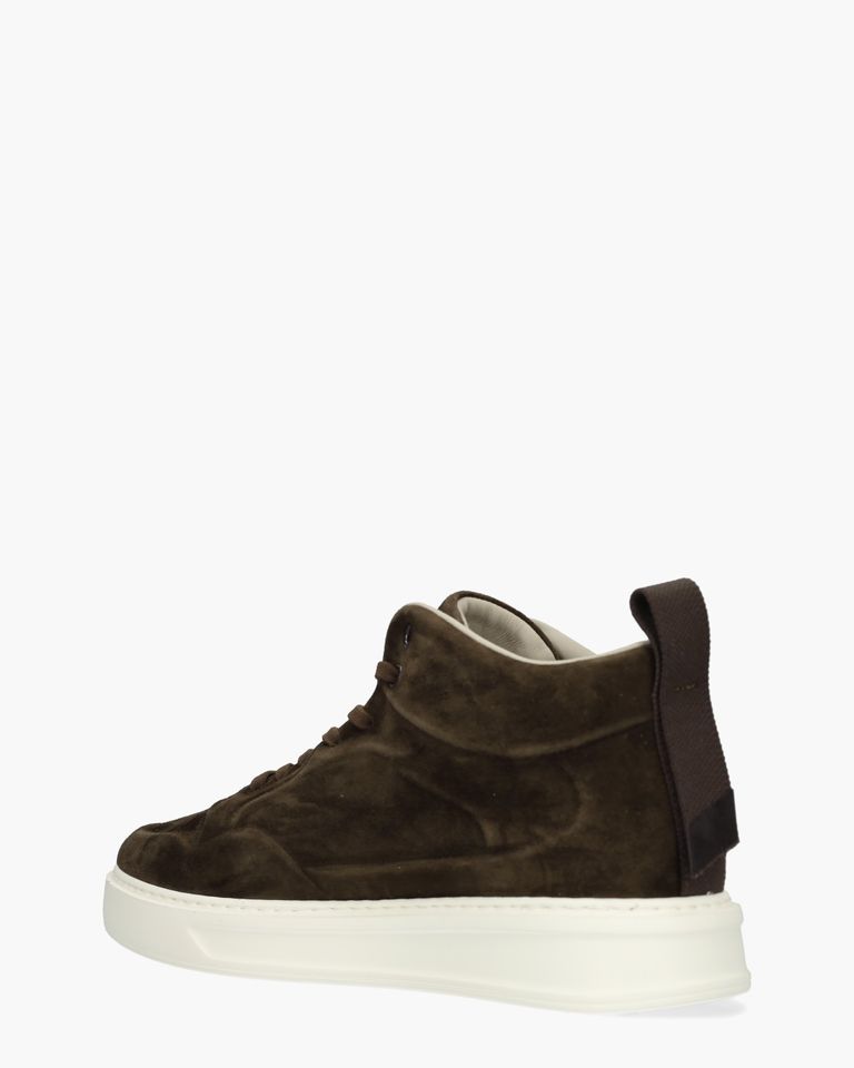 BU3591 Donkerbruin Herensneakers
