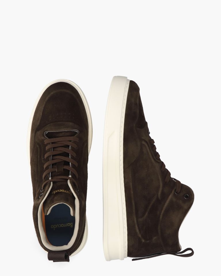 BU3591 Donkerbruin Herensneakers