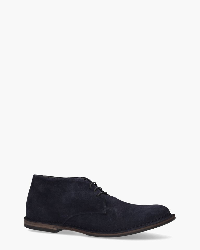 17500A Donkerblauw Heren Veterboots