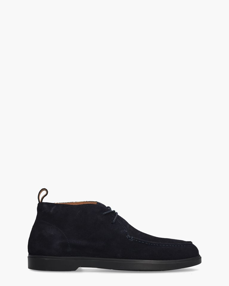 Adrean Donkerblauw Heren Veterschoenen