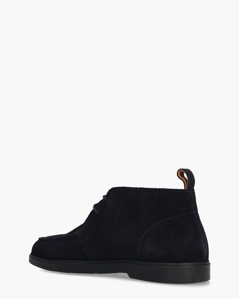 Adrean Donkerblauw Heren Veterschoenen