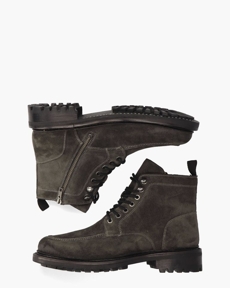 Ubay Grijs Heren Veterboots