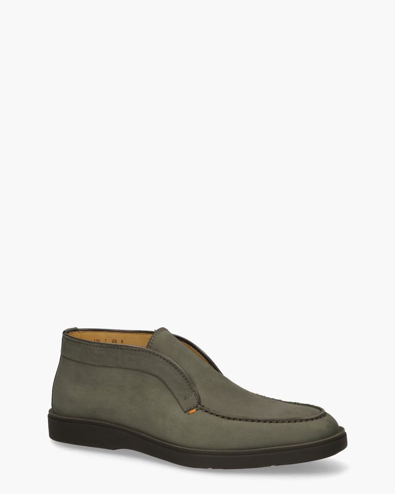17823 Donkergroen Herenloafers