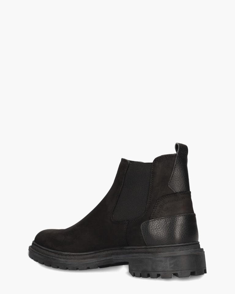 Utto Zwart Heren Chelseaboots