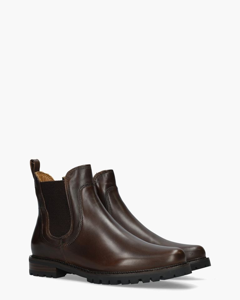 29703 Donkerbruin Dames Chelseaboots