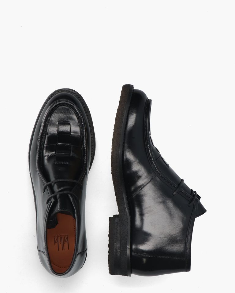 A9091 Zwart Dames Veterschoenen