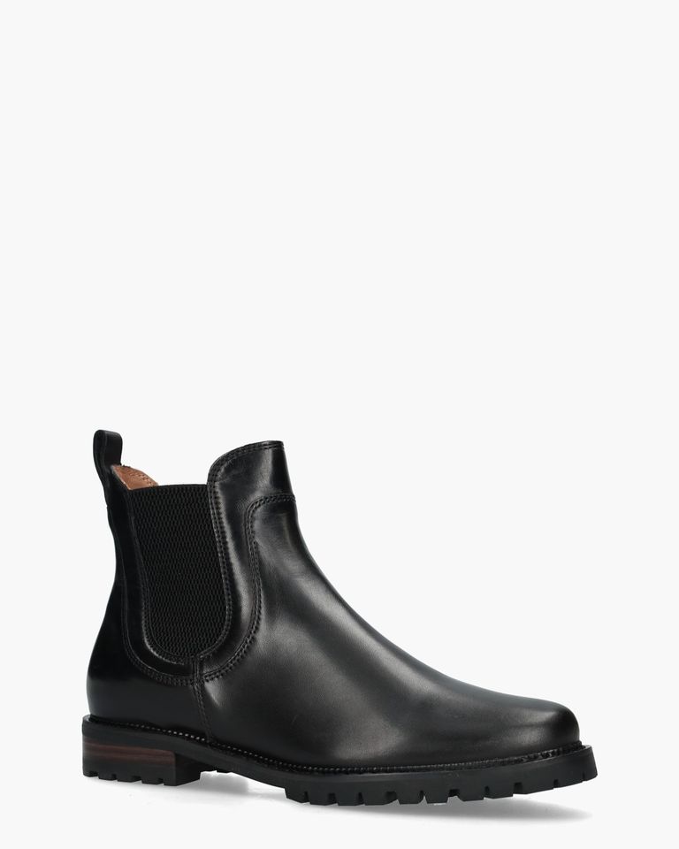 29703 Zwart Dames Chelseaboots