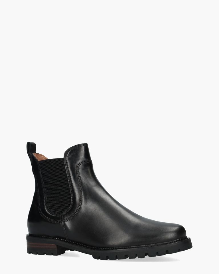 29703 Zwart Dames Chelseaboots