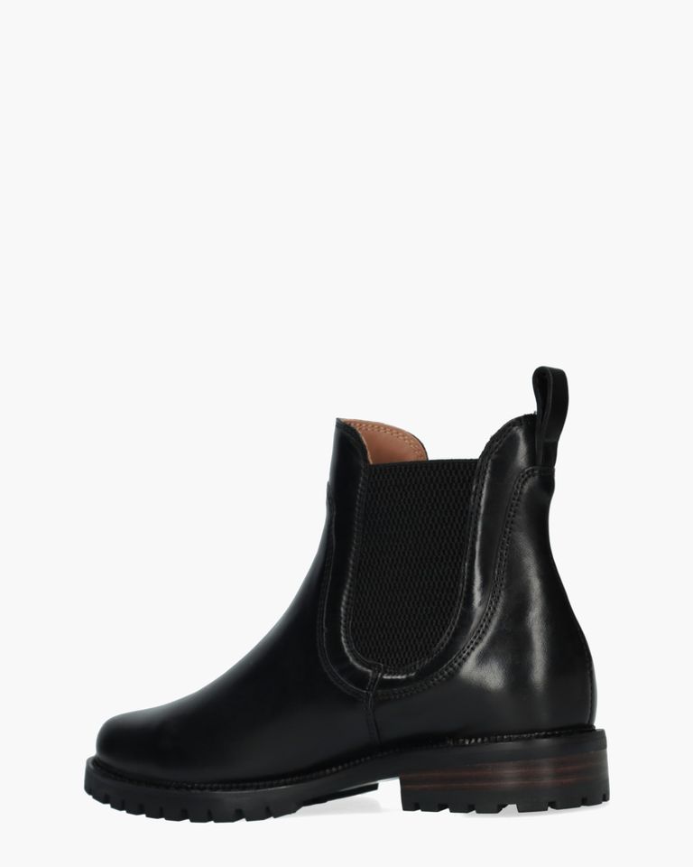 29703 Zwart Dames Chelseaboots