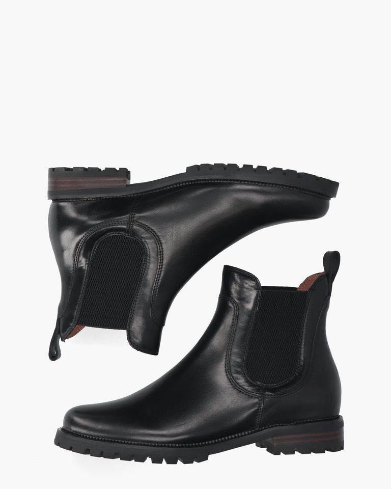 29703 Zwart Dames Chelseaboots