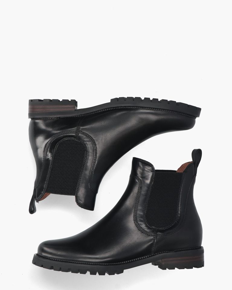 29703 Zwart Dames Chelseaboots