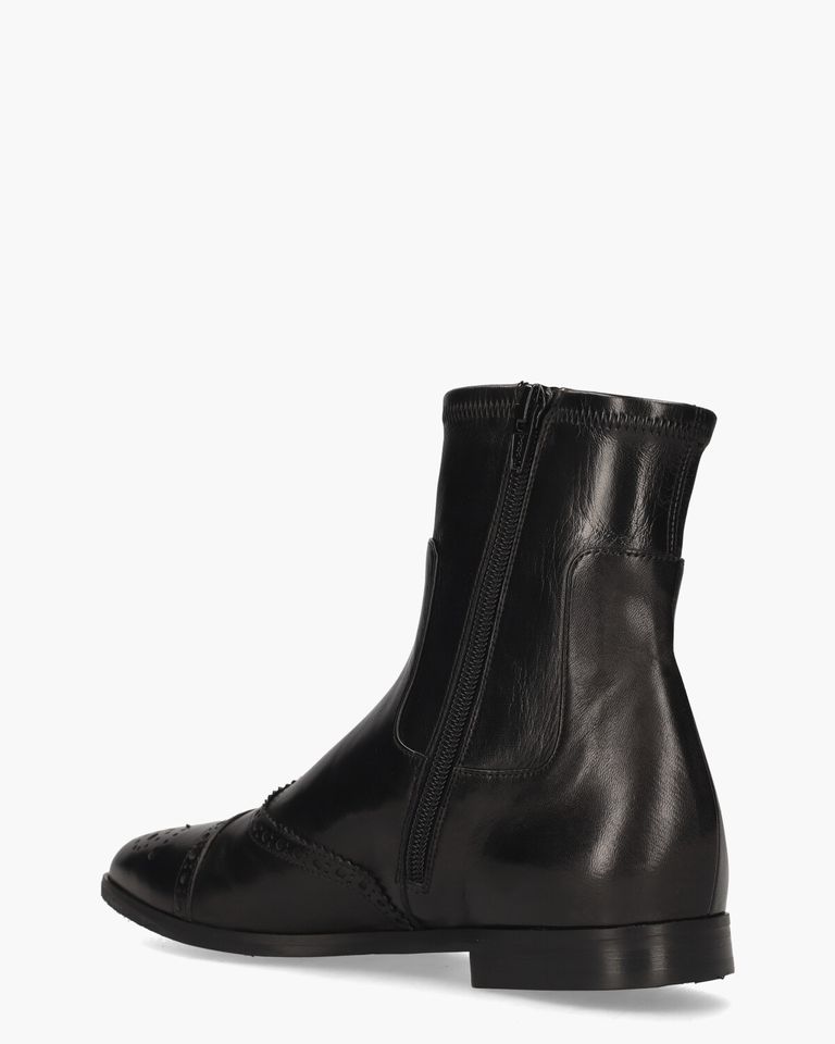 9016 Zwart Dames Enkelboots