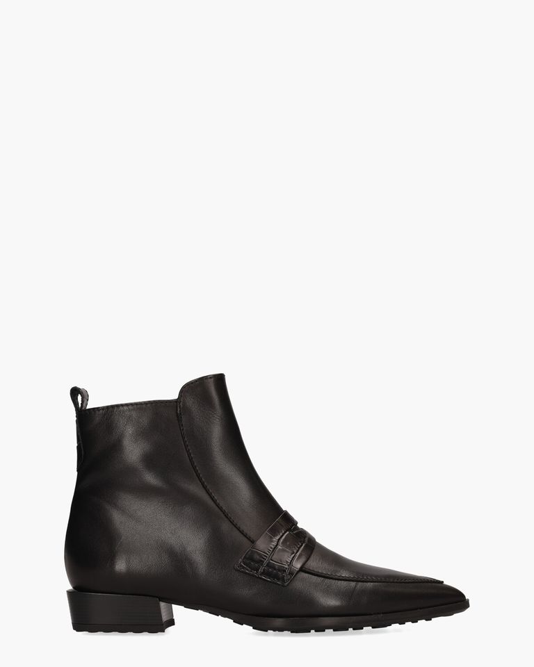 BHI254403 Zwart Dames Enkelboots
